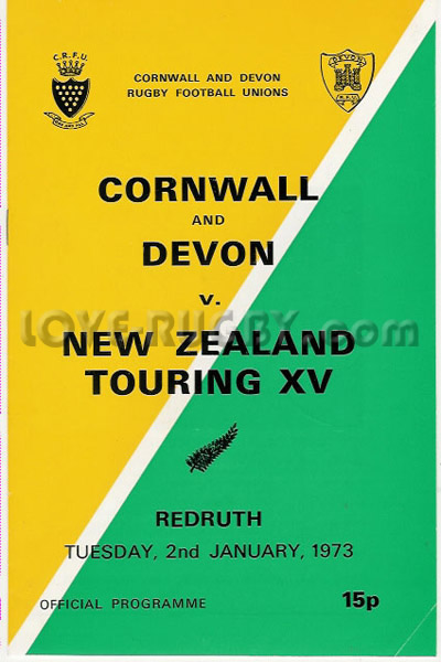 South-Western Counties New Zealand 1973 memorabilia